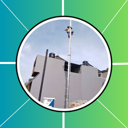 Pasang Penangkal Petir Elektrostatis di Bogor Menggunakan Tiang Monopole